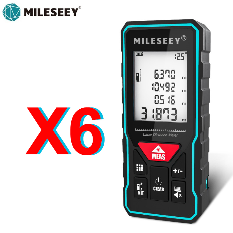 Industrial Laser Rangefinder - MILESEEY เครื่องวัดระยะด้วยเลเซอร์ X5 เครื่องวัดระยะแบบดิจิตอล เครื่องวัดระยะด้วยเลเซอร์ เทปวัดระยะด้วยเลเซอร์