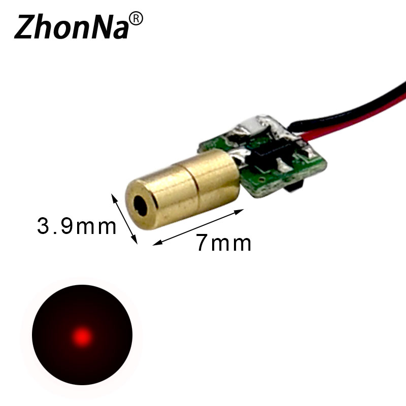 Industrial Laser Head - 650nm 5MW โมดูลเลเซอร์เดี่ยวการฉายรังสีเกรดอุตสาหกรรมตำแหน่งและเล็งเลเซอร์หัว Circuit Board 2.1-3V