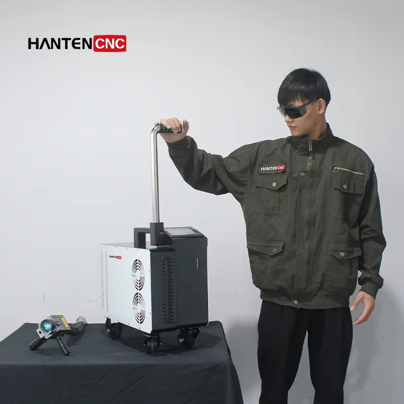 Industrial Laser Paint Removal - เครื่องมือทำความสะอาดด้วยเลเซอร์ขนาดกะทัดรัด อุปกรณ์กำจัดสนิม ออกไซด์ และสีบนโลหะ ระบบฟื้นฟูพื้นผิว สำหรับงานบำรุงรักษาในอุตสาหกรรม