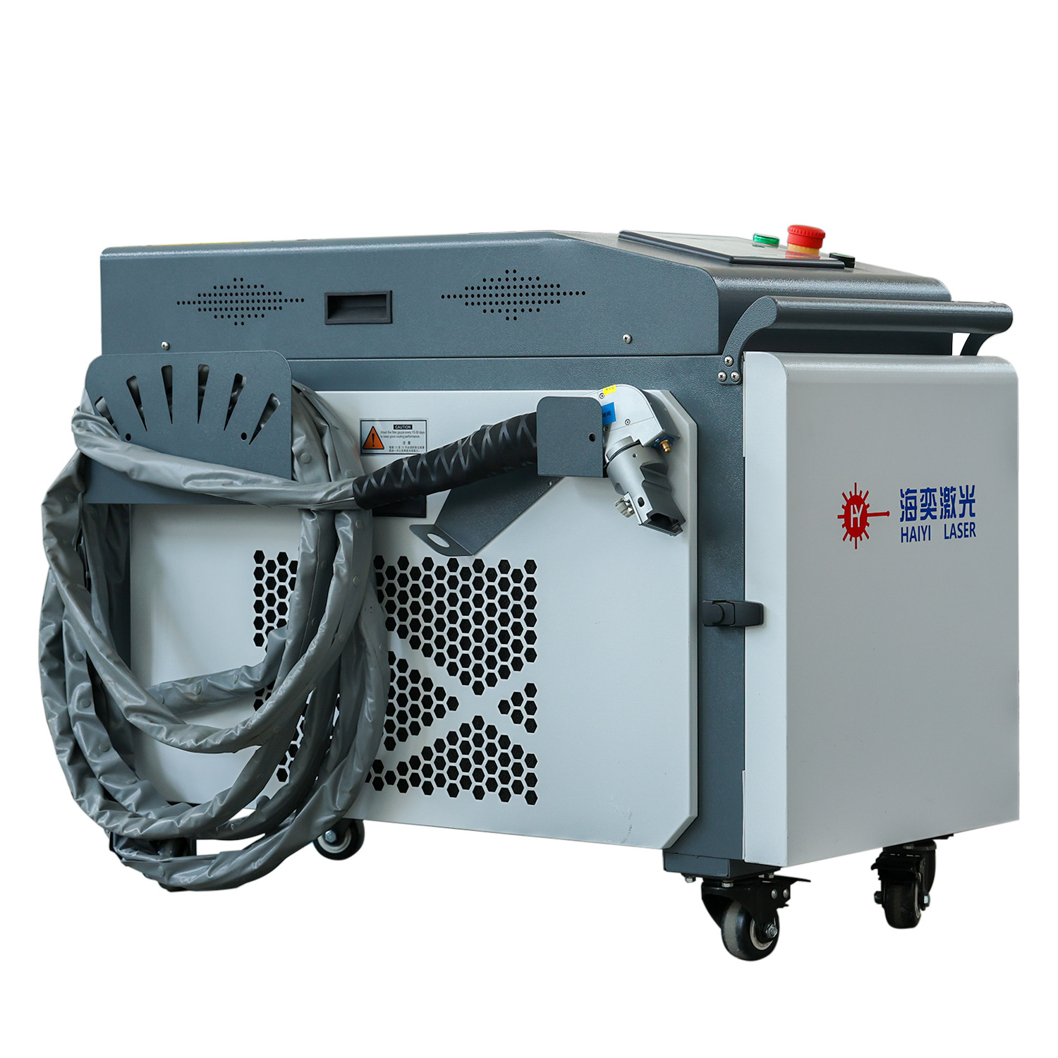 Portable Laser Rust Removal - เครื่องทำความสะอาดไฟเบอร์เลเซอร์แบบพกพาสำหรับกำจัดสนิมบนสแตนเลสและอะลูมิเนียม พร้อมเครื่องทำน้ำเย็น