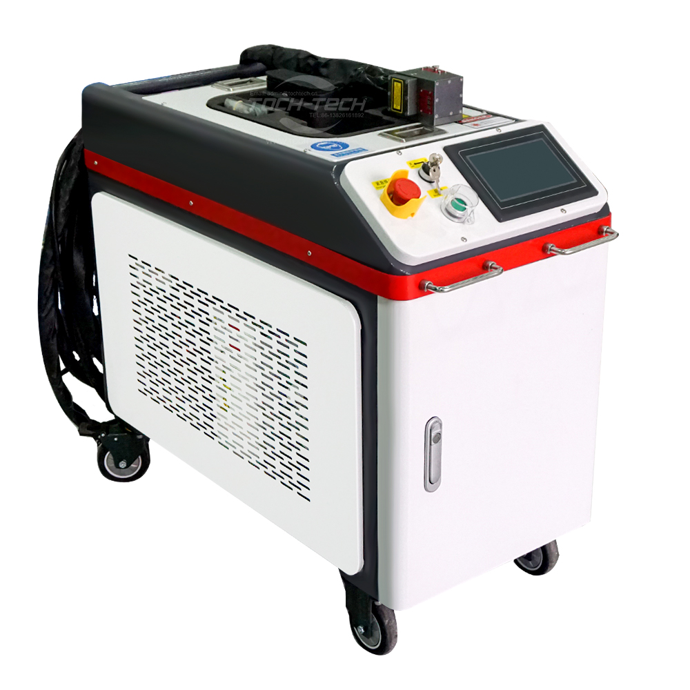 Industrial Laser Paint Removal - เครื่องทำความสะอาดด้วยเลเซอร์พัลส์แบบมือถือคุณภาพสูง 200w 300w 500W สำหรับกำจัดสนิม ทำความสะอาดสี