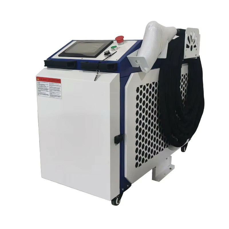 Industrial Handheld Laser Welder - เครื่องเชื่อมไฟเบอร์เลเซอร์แบบมือถือเกรดอุตสาหกรรม สำหรับเชื่อมโลหะแผ่นเหล็ก แผ่นอะลูมิเนียมอัลลอยด์ แผ่นเหล็กชุบสังกะสี และสแตนเลส