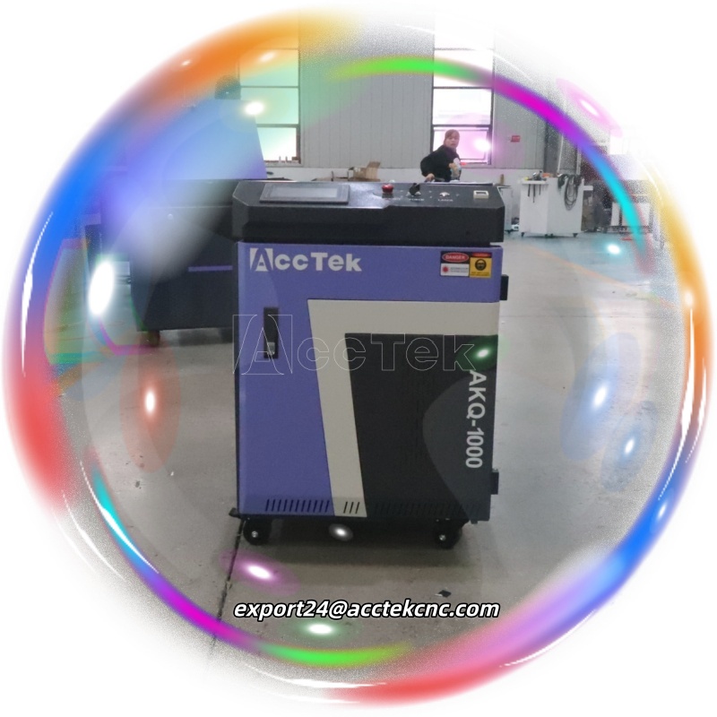 Industrial Laser Paint Removal - เครื่องทำความสะอาดด้วยเลเซอร์พัลส์กำลังสูง 1000 วัตต์ เครื่องทำความสะอาดด้วยเลเซอร์แบบมือถือสำหรับงานอุตสาหกรรม เครื่องพกพาสำหรับกำจัดสนิม สี