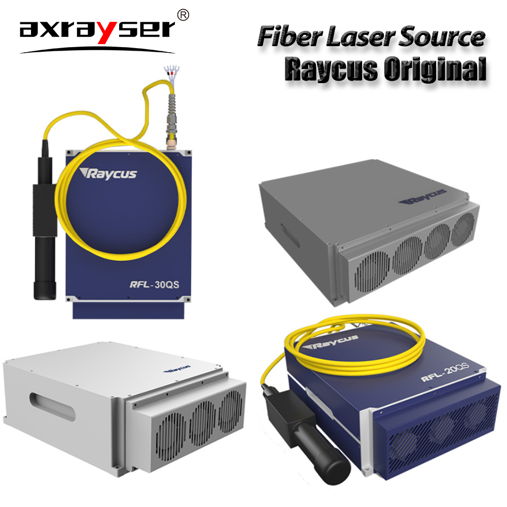 Fiber Laser Source 20W - แหล่งกำเนิดเลเซอร์ไฟเบอร์แท้ Raycus แบบพัลส์และแบบต่อเนื่อง QA QB QE