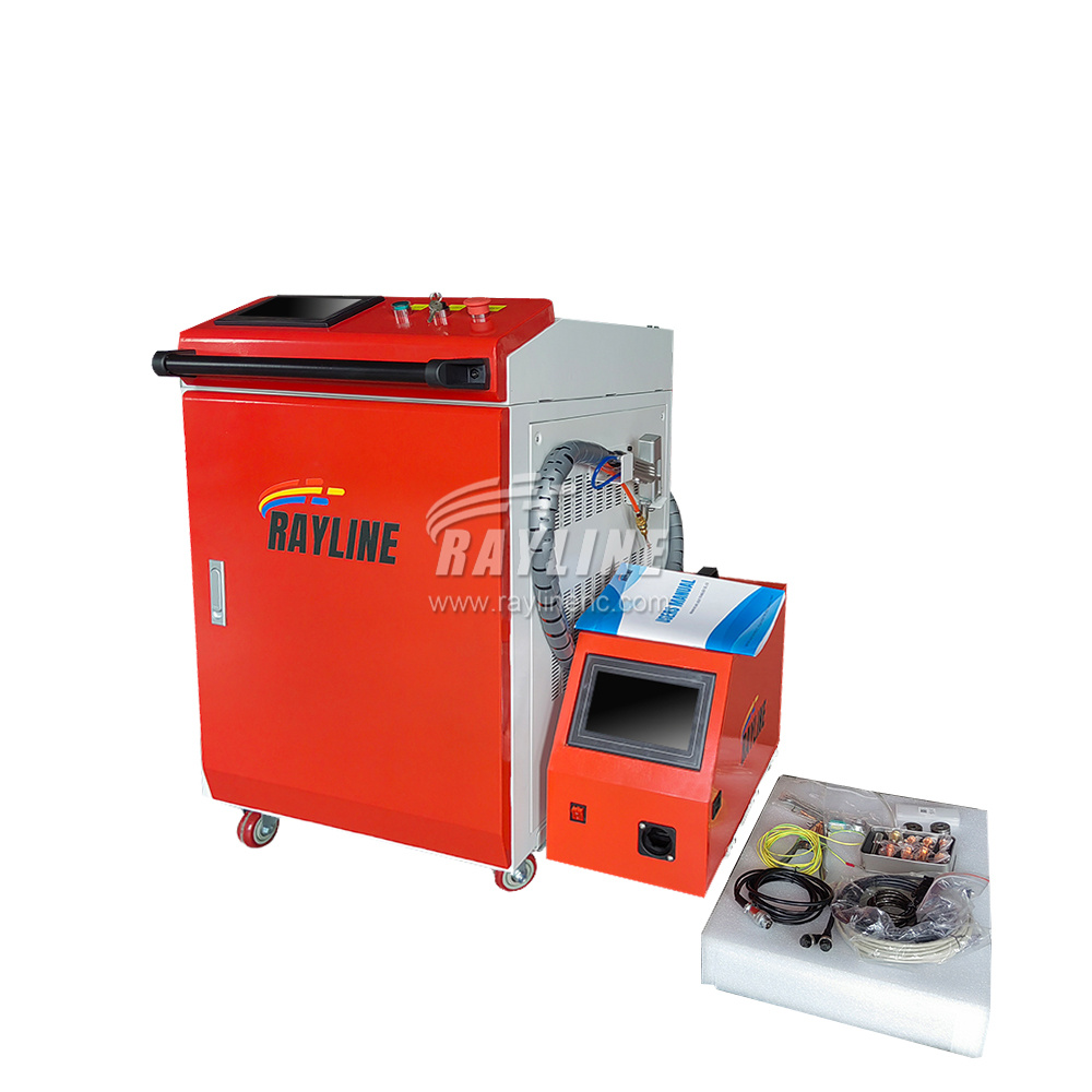 Industrial Handheld Laser Welder - เครื่องเชื่อมไฟเบอร์เลเซอร์ 4 in 1 แบบระบายความร้อนด้วยน้ำ สำหรับเชื่อมโลหะ
