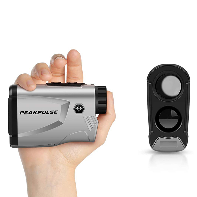 Industrial Laser Rangefinder - เครื่องหาระยะการล่าสัตว์ 650 หลาเครื่องวัดระยะเลเซอร์ 6X กําลังขยายพร้อมมุมสั่นสะเทือนความเร็วสูง ​
