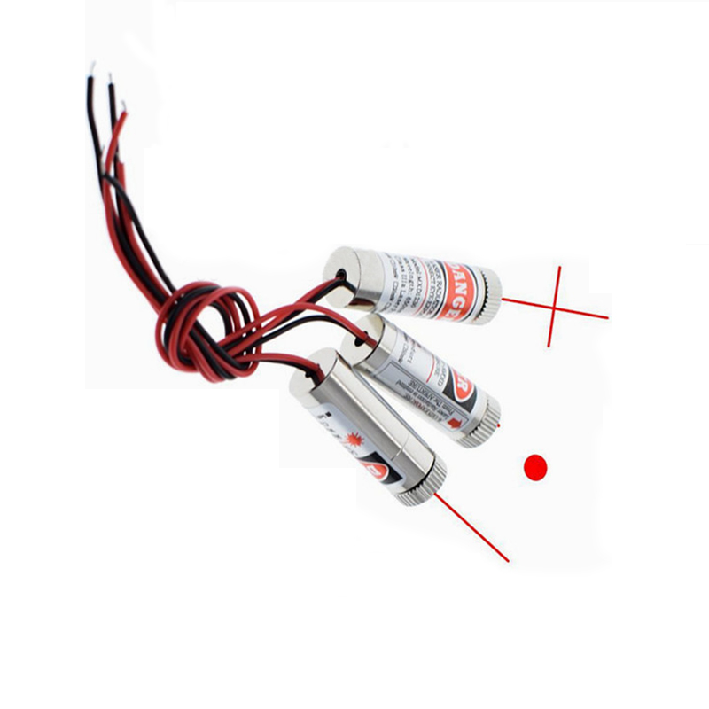 Industrial Laser Head - คุณภาพสูงสายสีแดงเลเซอร์โมดูล 5mW 650nm โฟกัสปรับเลเซอร์ 5V เกรดอุตสาหกรรม
