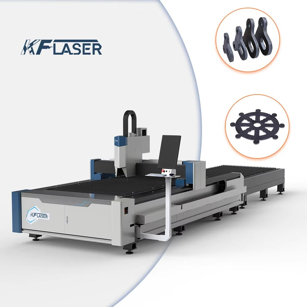 Industrial Laser Cutter Price - เครื่องตัดแผ่นโลหะอัตโนมัติแบบแลกเปลี่ยนแผ่นได้ รุ่นไฟเบอร์ 6000w เครื่องตัดเลเซอร์ CNC อุตสาหกรรม