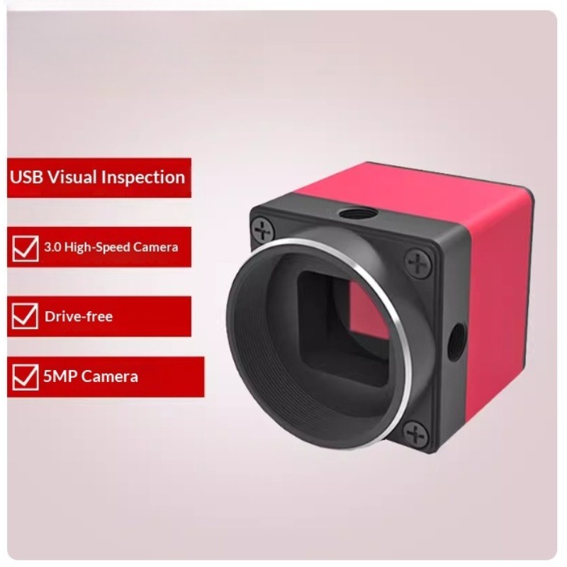 Industrial Visual - กล้องจุลทรรศน์อุตสาหกรรม 5MP HD แบบ USB3.0 พร้อมซอฟต์แวร์วัดค่าสำหรับการตรวจสอบด้วยภาพ