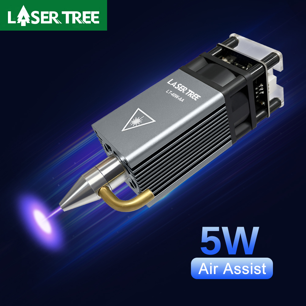 ต้นไม้เลเซอร์ 5W Air Assist หั - Metal Laser Cutter Head บทวิจารณ์และราคา