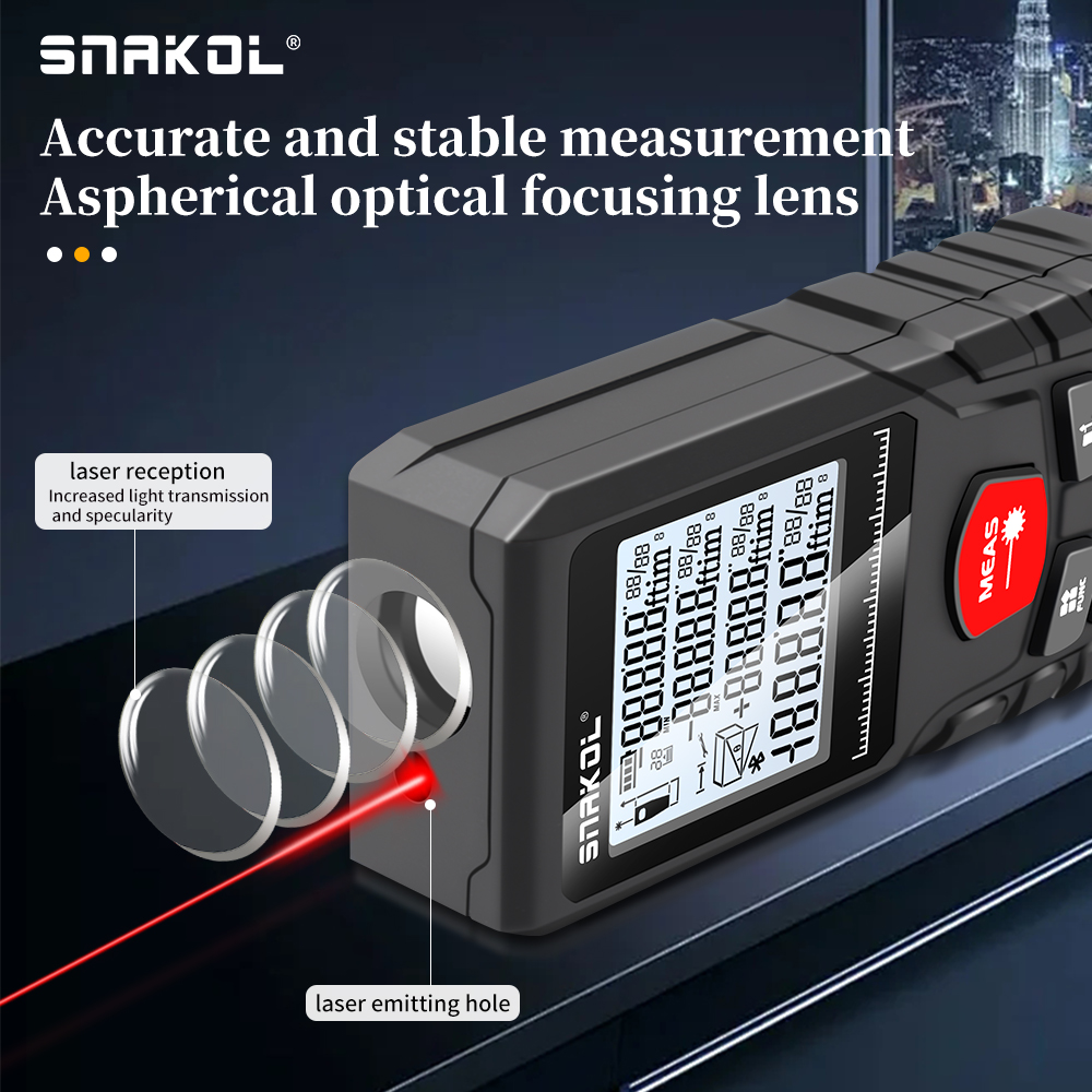 Snakol เลเซอร์ระยะทาง 50 M/100 - Industrial Laser Rangefinder บทวิจารณ์และราคา