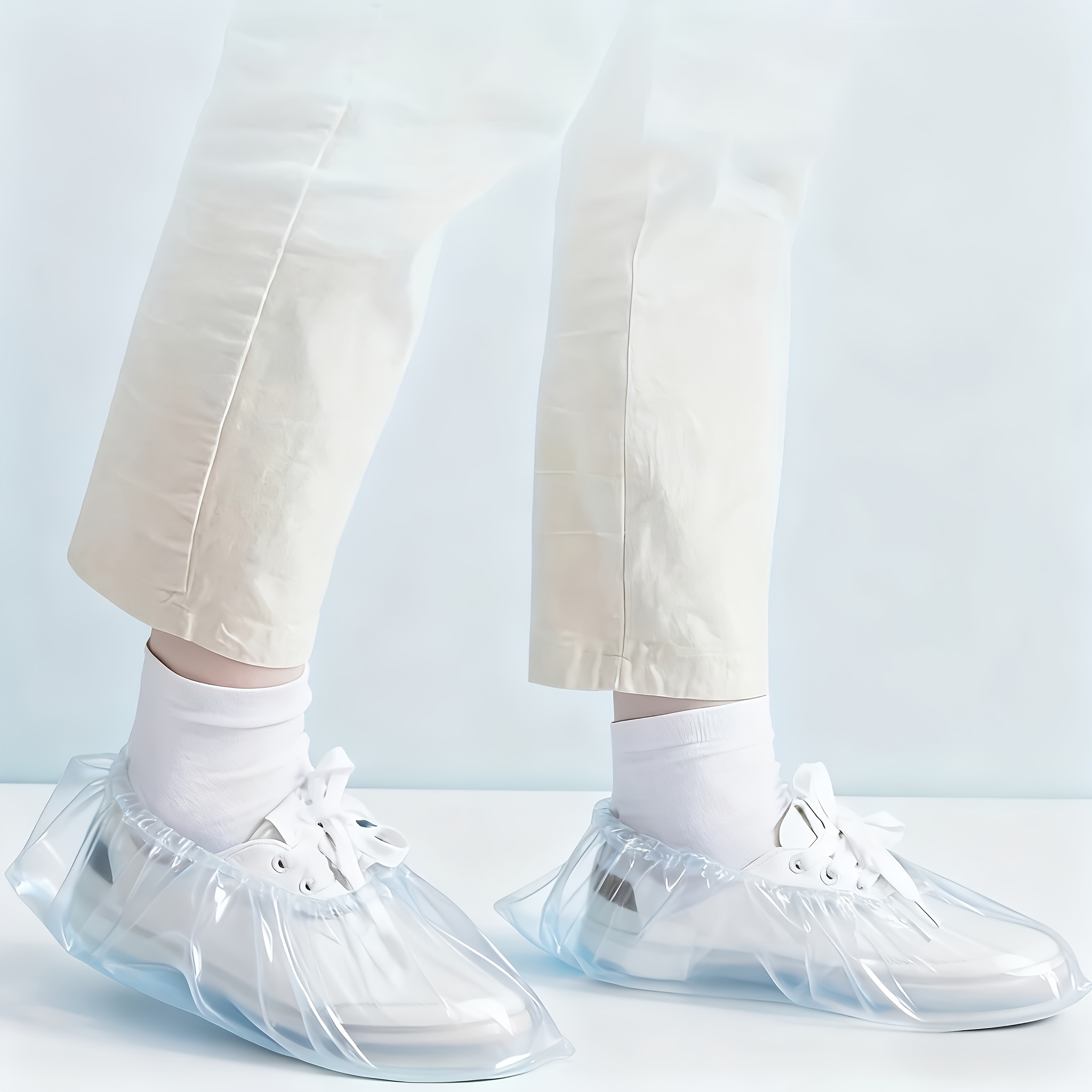 200 ชิ้น ผ้าคลุมรองเท้าพลาสติก - Dust Shoe Cnc บทวิจารณ์และราคา