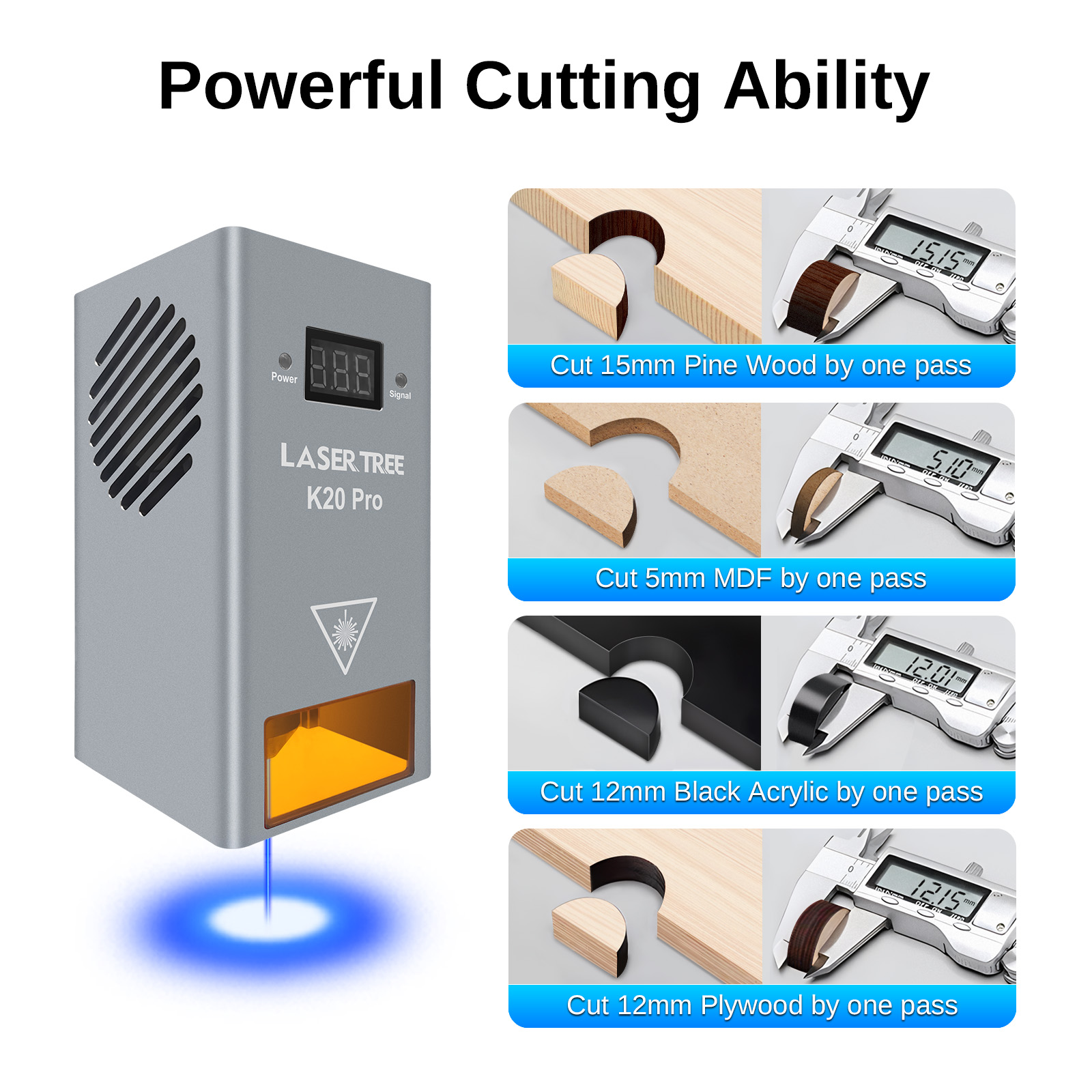 เลเซอร์ต้นไม้ K20 20W Optical  - Fiber Laser Source 20W บทวิจารณ์และราคา