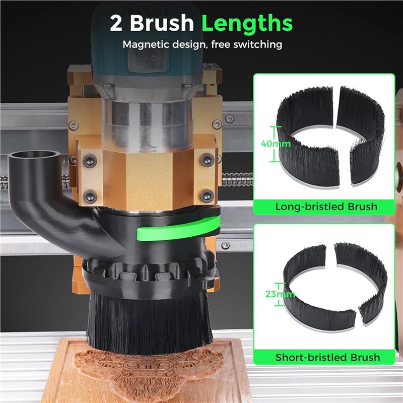 ABLJ 2 ชิ้น แปรงดูดฝุ่นขนาด 65 - Dust Shoe Cnc บทวิจารณ์และราคา
