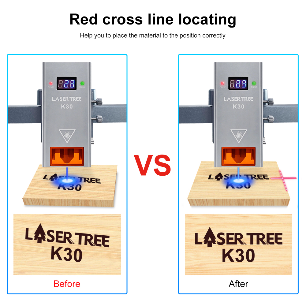 เลเซอร์ต้นไม้ K30 30W Optical  - Metal Laser Cutter Head บทวิจารณ์และราคา