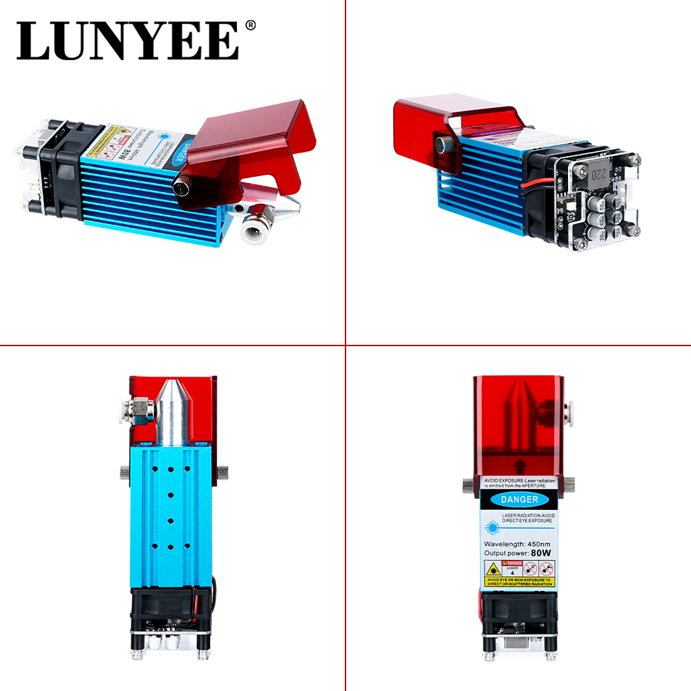 LUNYEE โมดูลเลเซอร์ 80W 40W Ai - Metal Laser Cutter Head บทวิจารณ์และราคา
