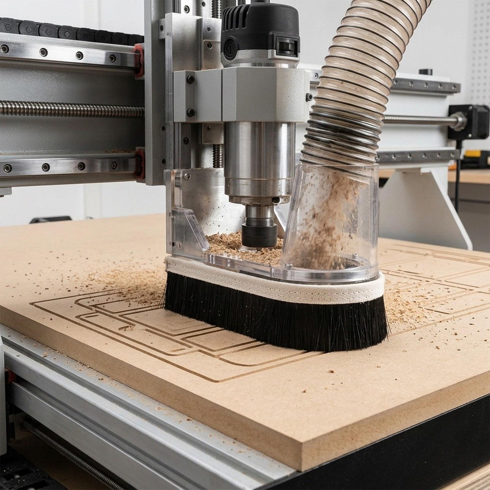 แปรงดูดฝุ่น CNC สำหรับมอเตอร์แ - Dust Shoe Cnc บทวิจารณ์และราคา