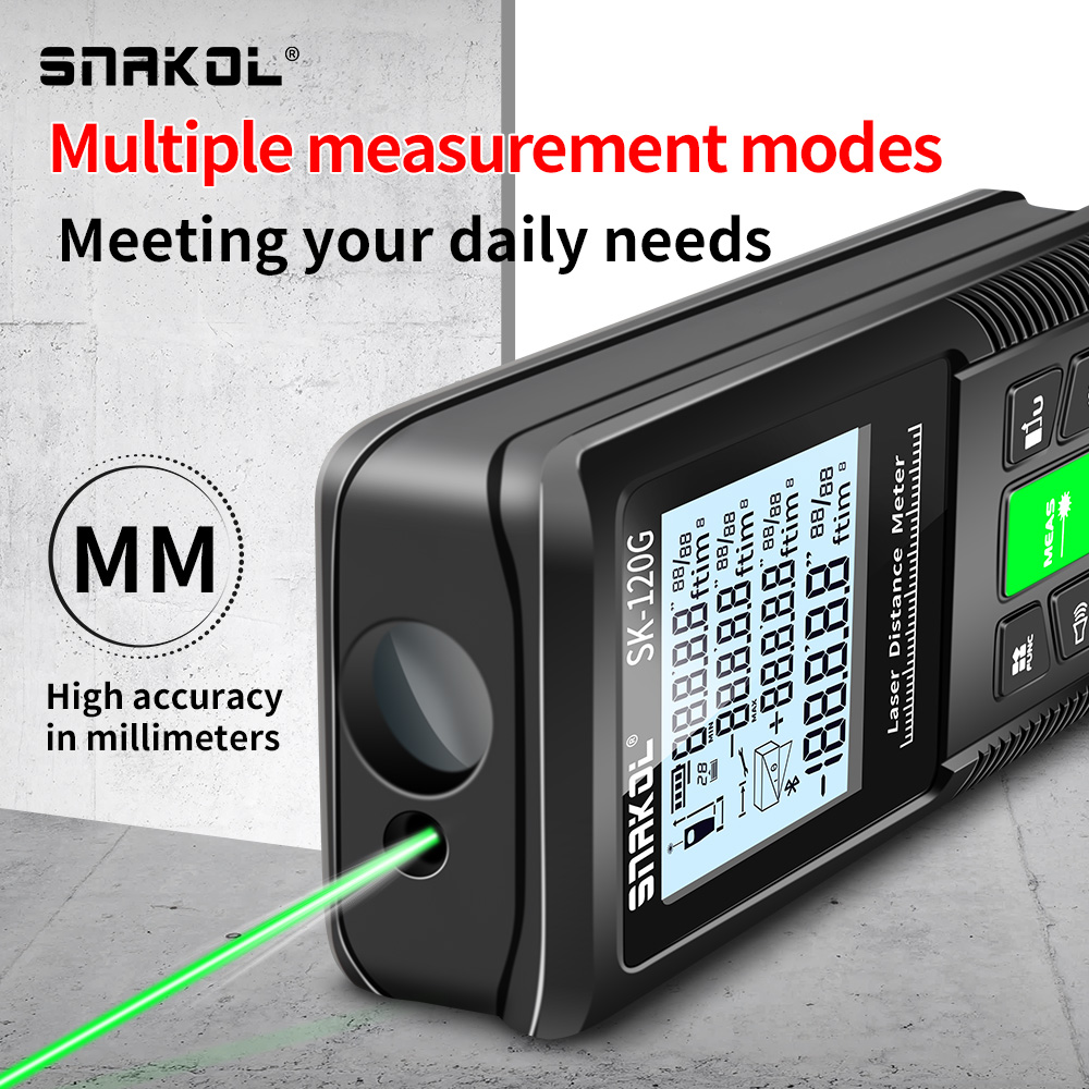 Snakol เลเซอร์ 40 M 50 M 70 M  - Industrial Laser Rangefinder บทวิจารณ์และราคา