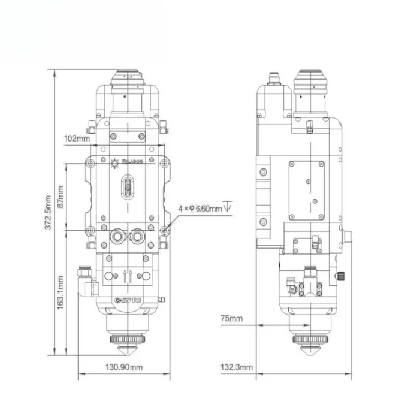 หัวตัดเลเซอร์ไฟเบอร์โลหะอัจฉริ - Metal Laser Cutter Head บทวิจารณ์และราคา