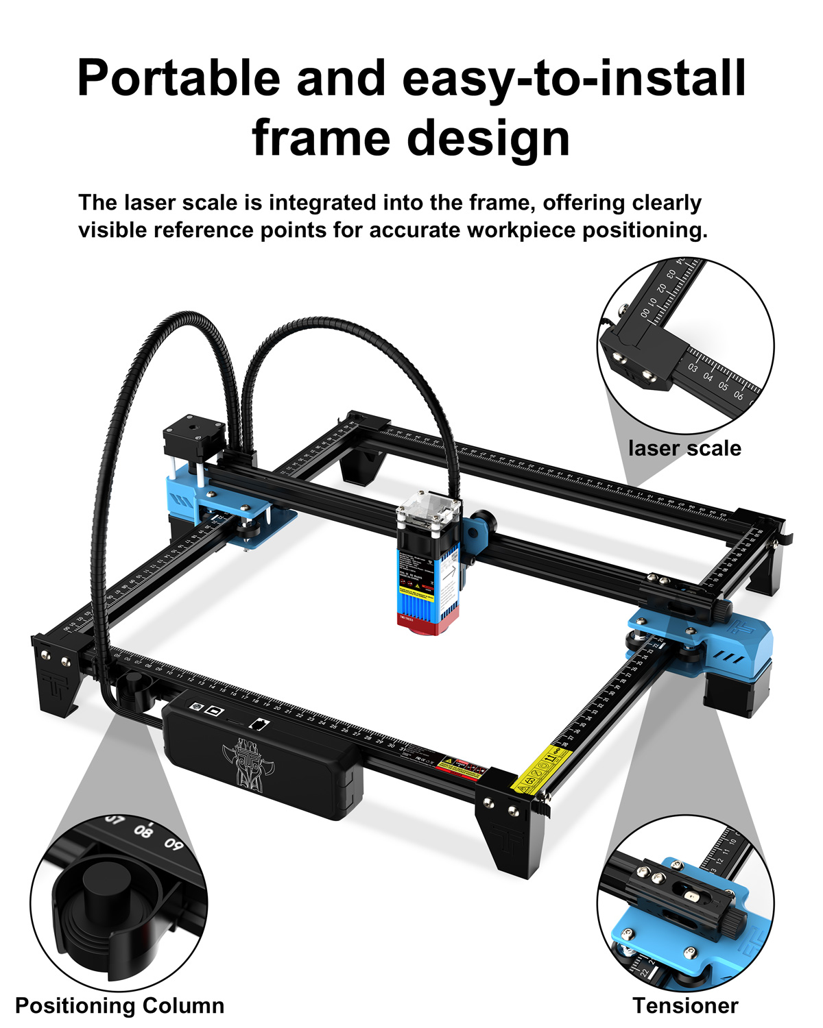 เครื่องแกะสลักเลเซอร์ TwoTrees - Industrial Handheld Laser Engraver บทวิจารณ์และราคา