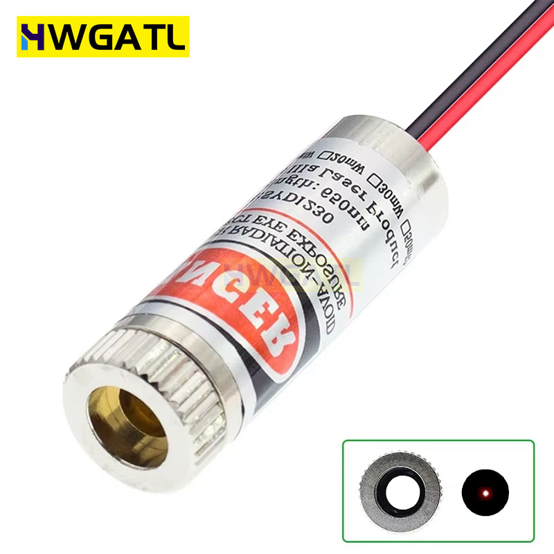 650nm 5mW จุดสีแดง/สาย/โมดูลเล - Industrial Laser Head บทวิจารณ์และราคา