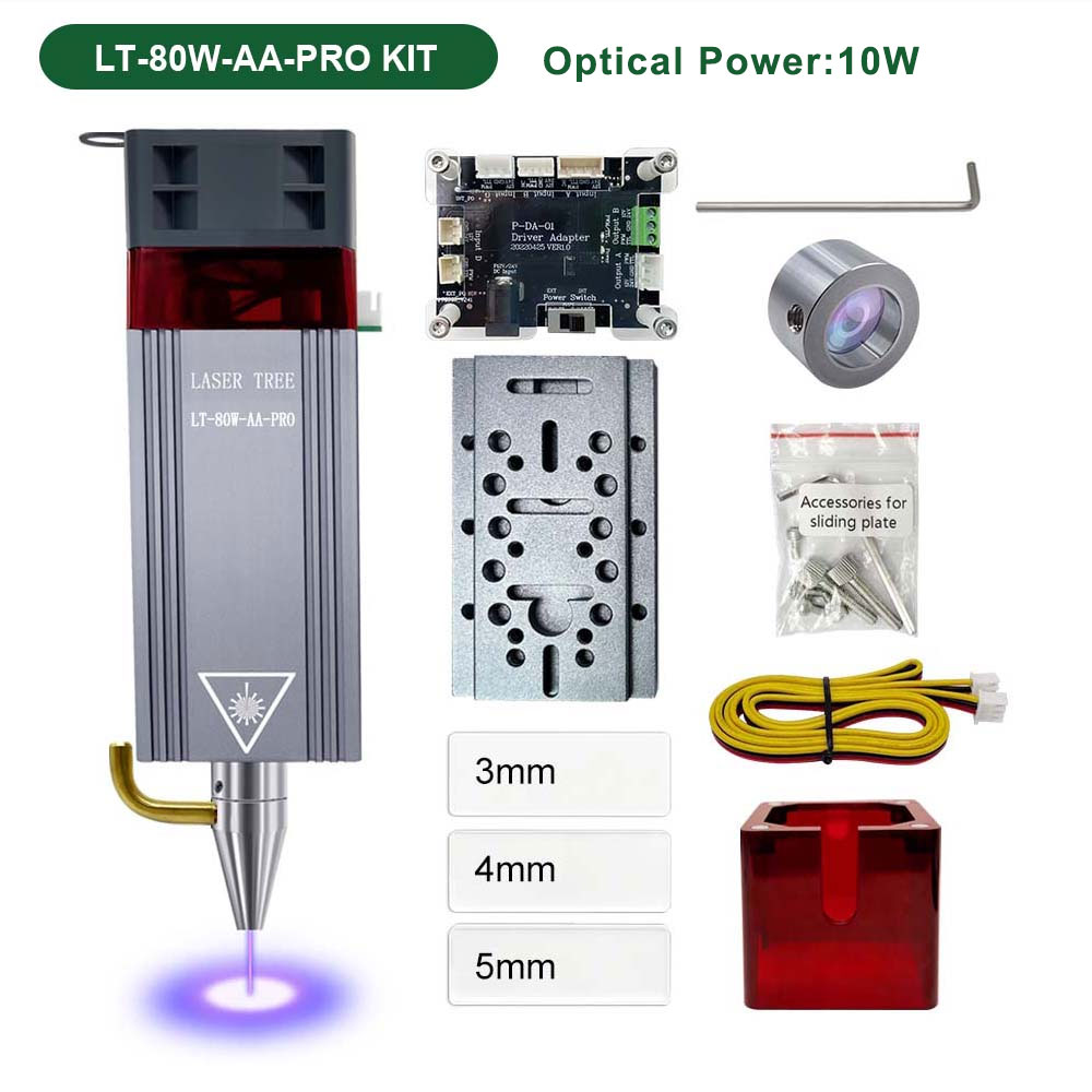 เครื่องตัดเลเซอร์ต้นไม้10W นำแ - Metal Laser Cutter Head บทวิจารณ์และราคา